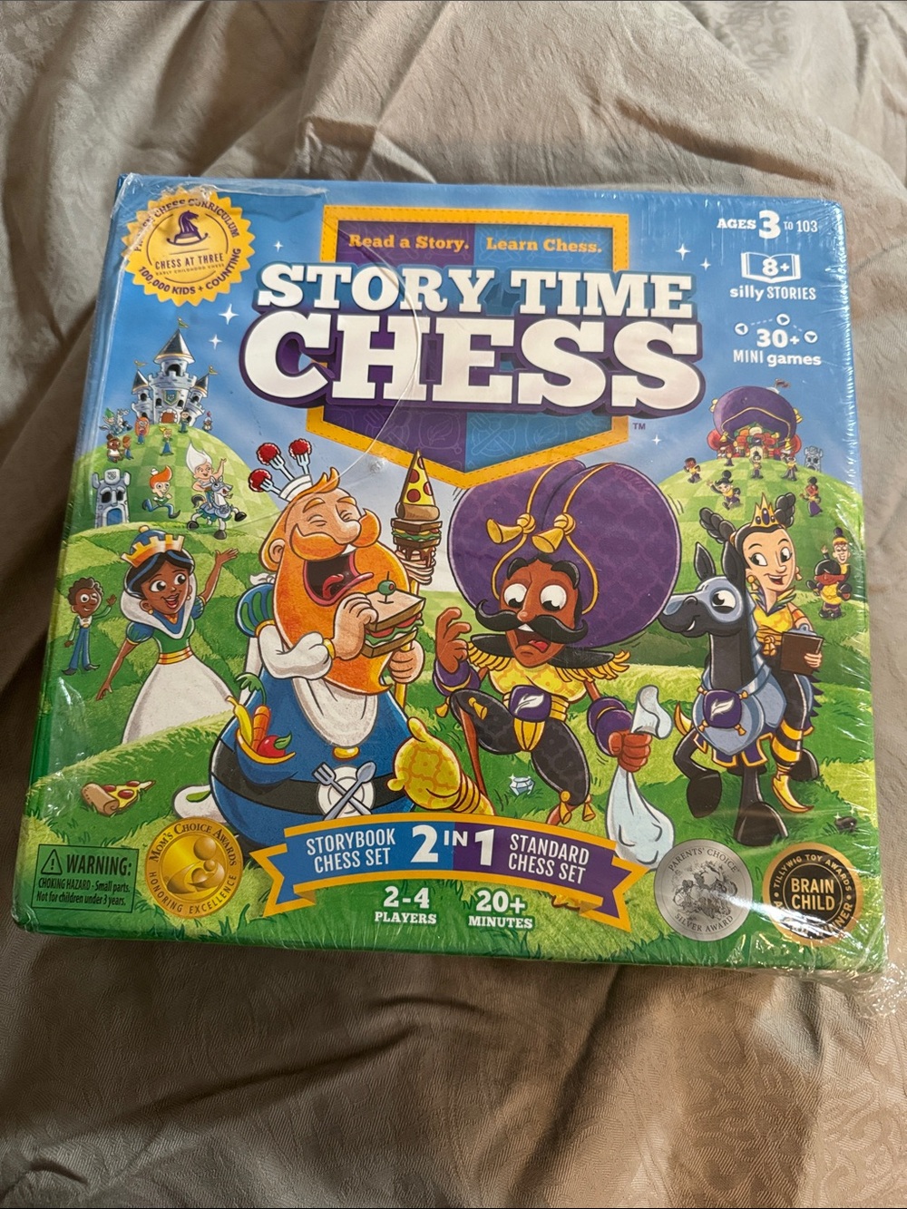 NIB Story Time Chess - Kids Storybook Chess Set ages 3 to 103 for readers 8+